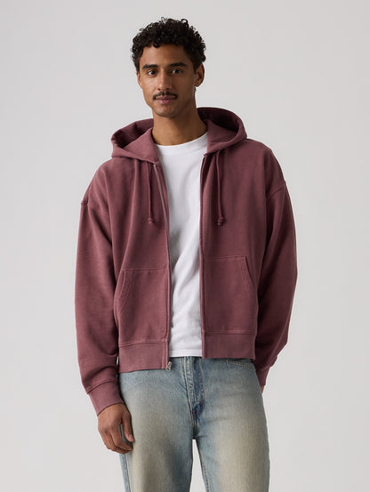 HAYES BOXY フルジップ スウェットシャツ