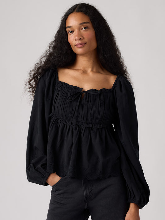 BOHO ロングスリーブ ブラウス