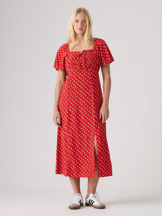 アマラ コラム ミディドレス