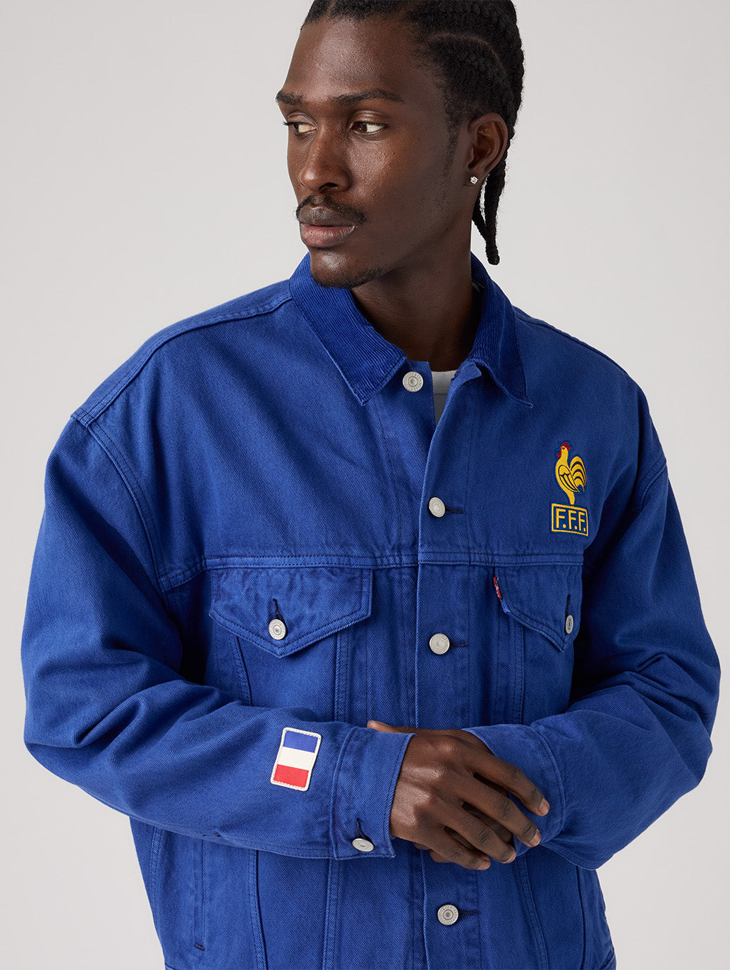 SOCCER COLLECTION FRANCE TYPE Ⅲ トラッカージャケット – リーバイス