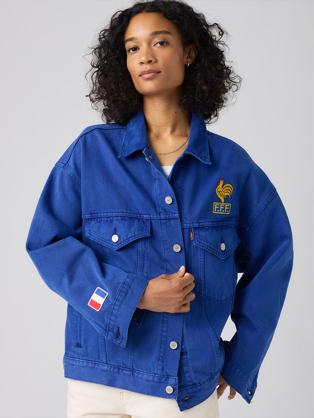 SOCCER COLLECTION FRANCE TYPE Ⅲ トラッカージャケット – リーバイス