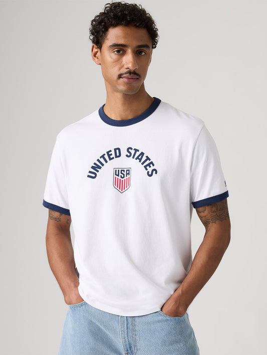 SOCCER COLLECTION USA リンガー Tシャツ