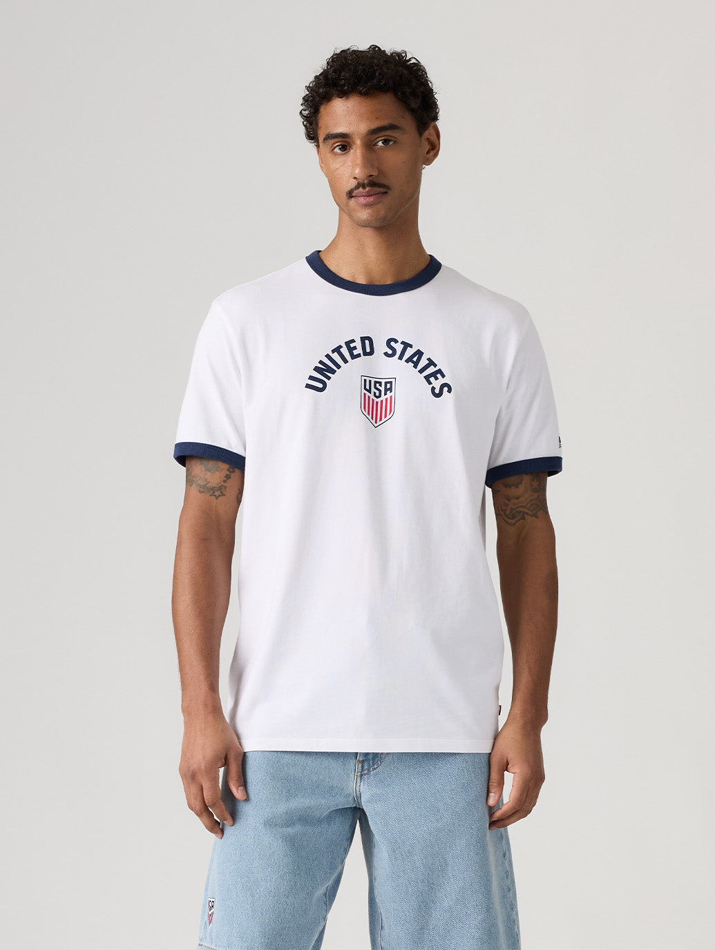 SOCCER COLLECTION USA リンガー Tシャツ
