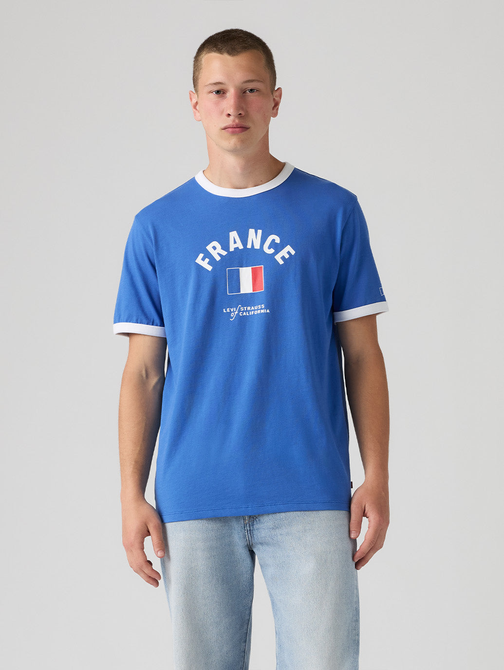 SOCCER COLLECTION FRANCE リンガー Tシャツ – リーバイス®公式