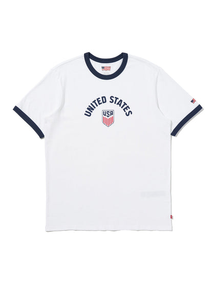 SOCCER COLLECTION USA リンガー Tシャツ