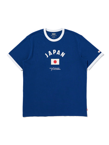 SOCCER COLLECTION JAPAN リンガー Tシャツ