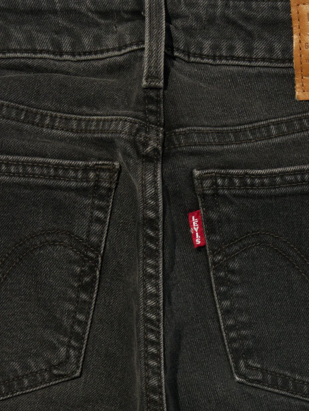 LOW SLIM BOOT ジーンズ ブラック