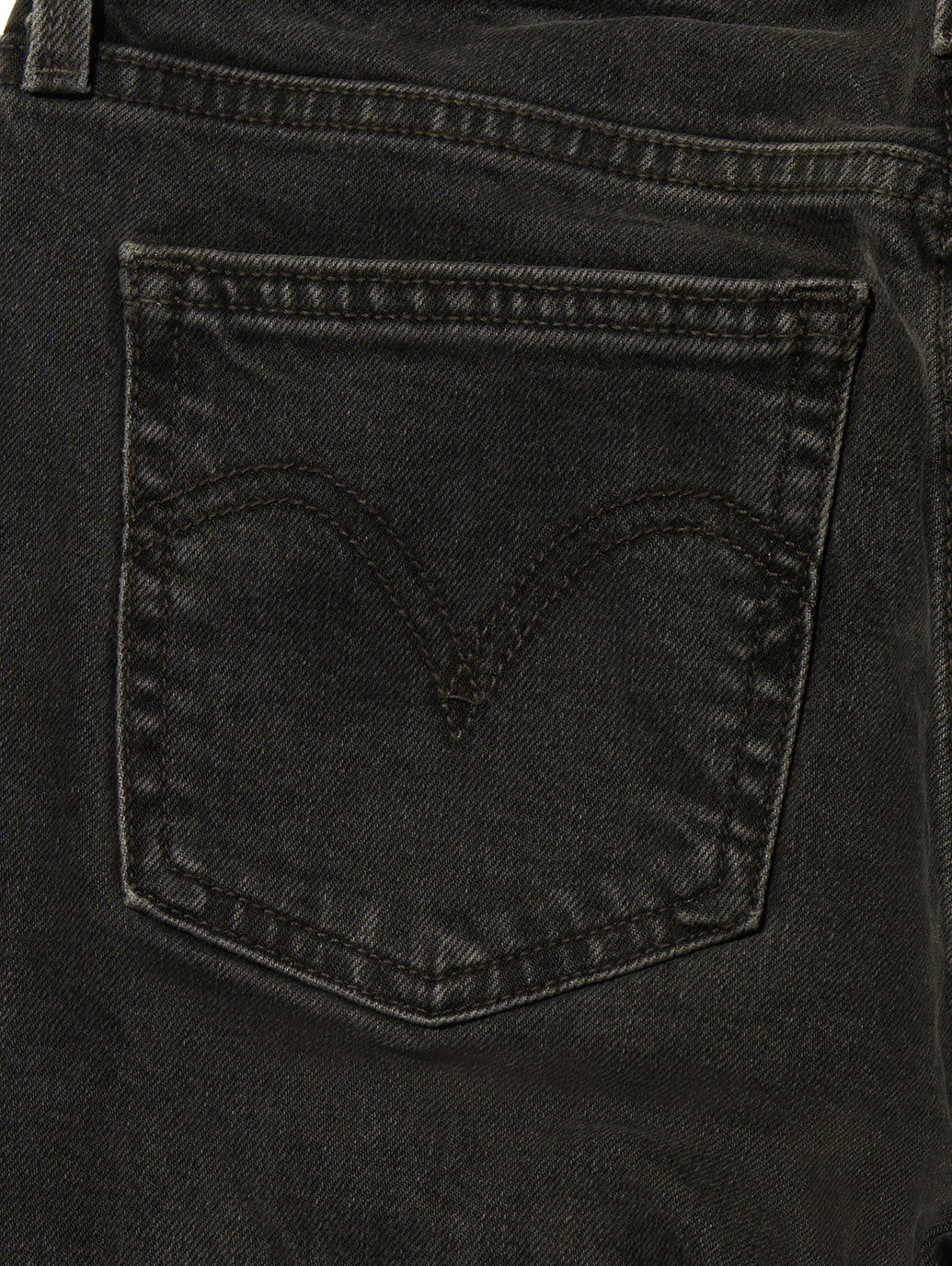 LOW SLIM BOOT ジーンズ ブラック