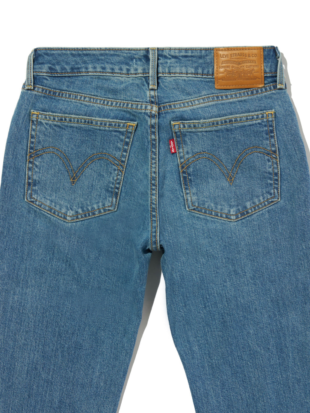 LOW SLIM BOOT ジーンズ ミディアムインディゴ