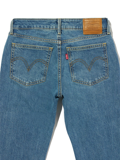 LOW SLIM BOOT ジーンズ ミディアムインディゴ