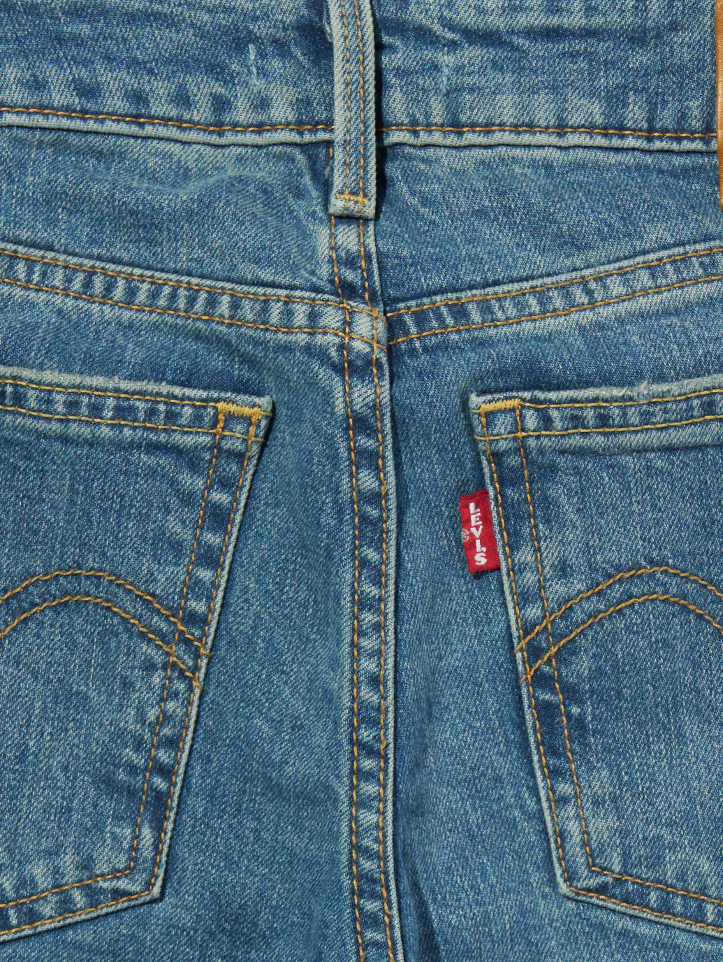 LOW SLIM BOOT ジーンズ ミディアムインディゴ