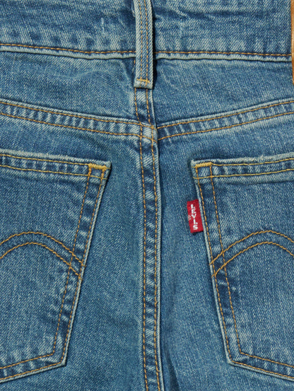 LOW SLIM BOOT ジーンズ ミディアムインディゴ