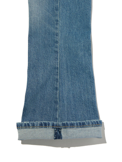 LOW SLIM BOOT ジーンズ ミディアムインディゴ