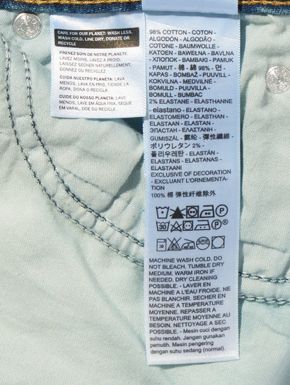 LOW SLIM BOOT ジーンズ ミディアムインディゴ