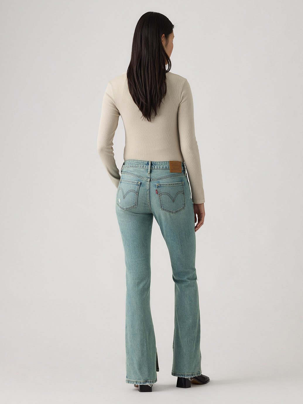 LOW SLIM BOOT ライトインディゴ