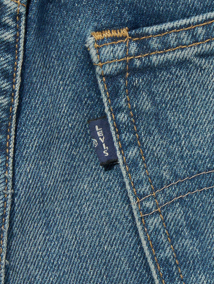 BLUETAB™ ハイライズ フレアジーンズ ミディアムインディゴ