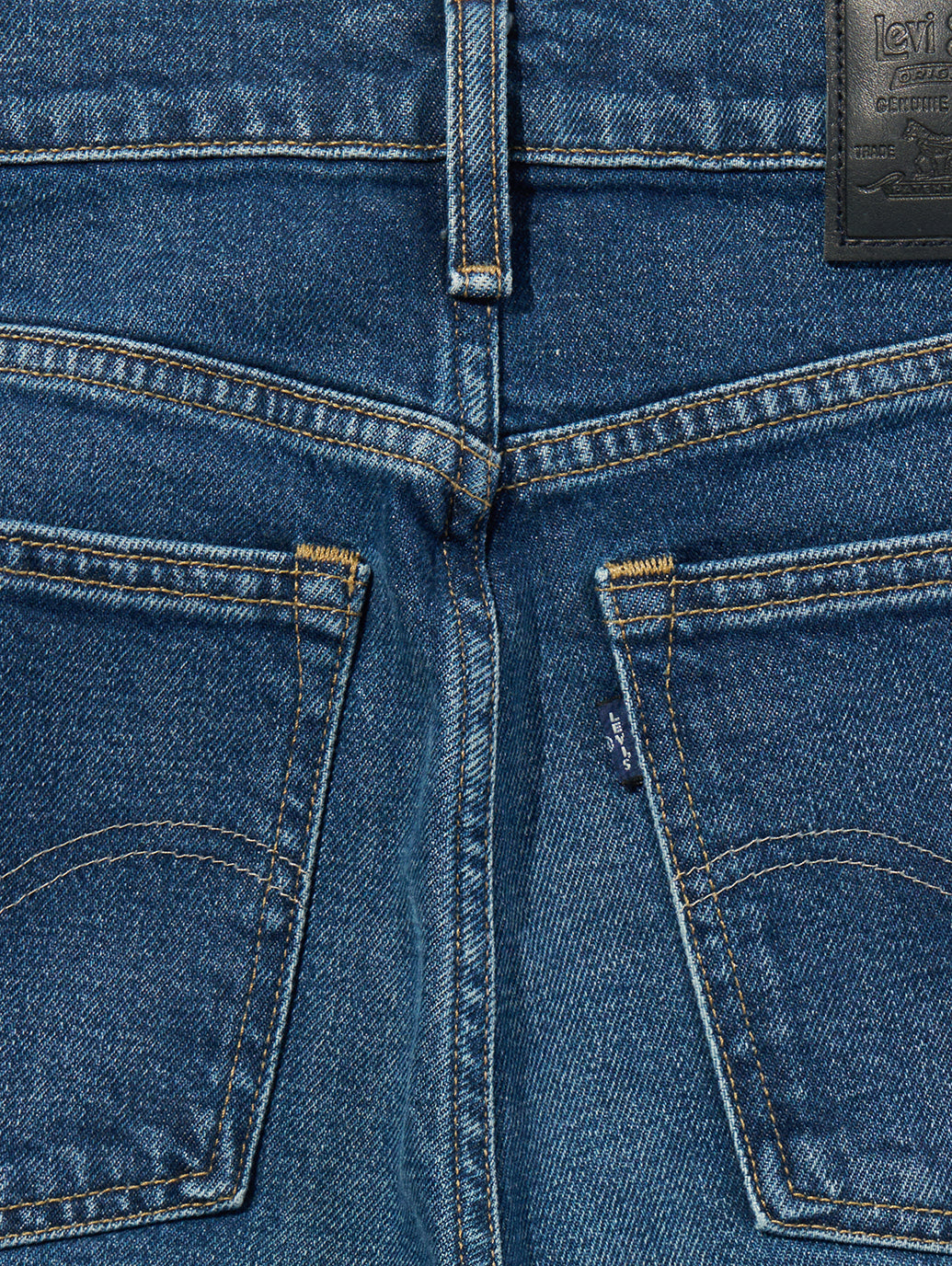 BLUETAB™ ハイライズ スリムジーンズ ミディアムインディゴ