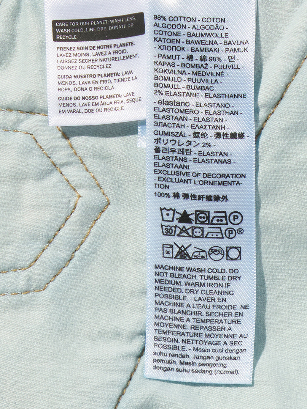 BLUETAB™ ハイライズ スリムジーンズ ミディアムインディゴ