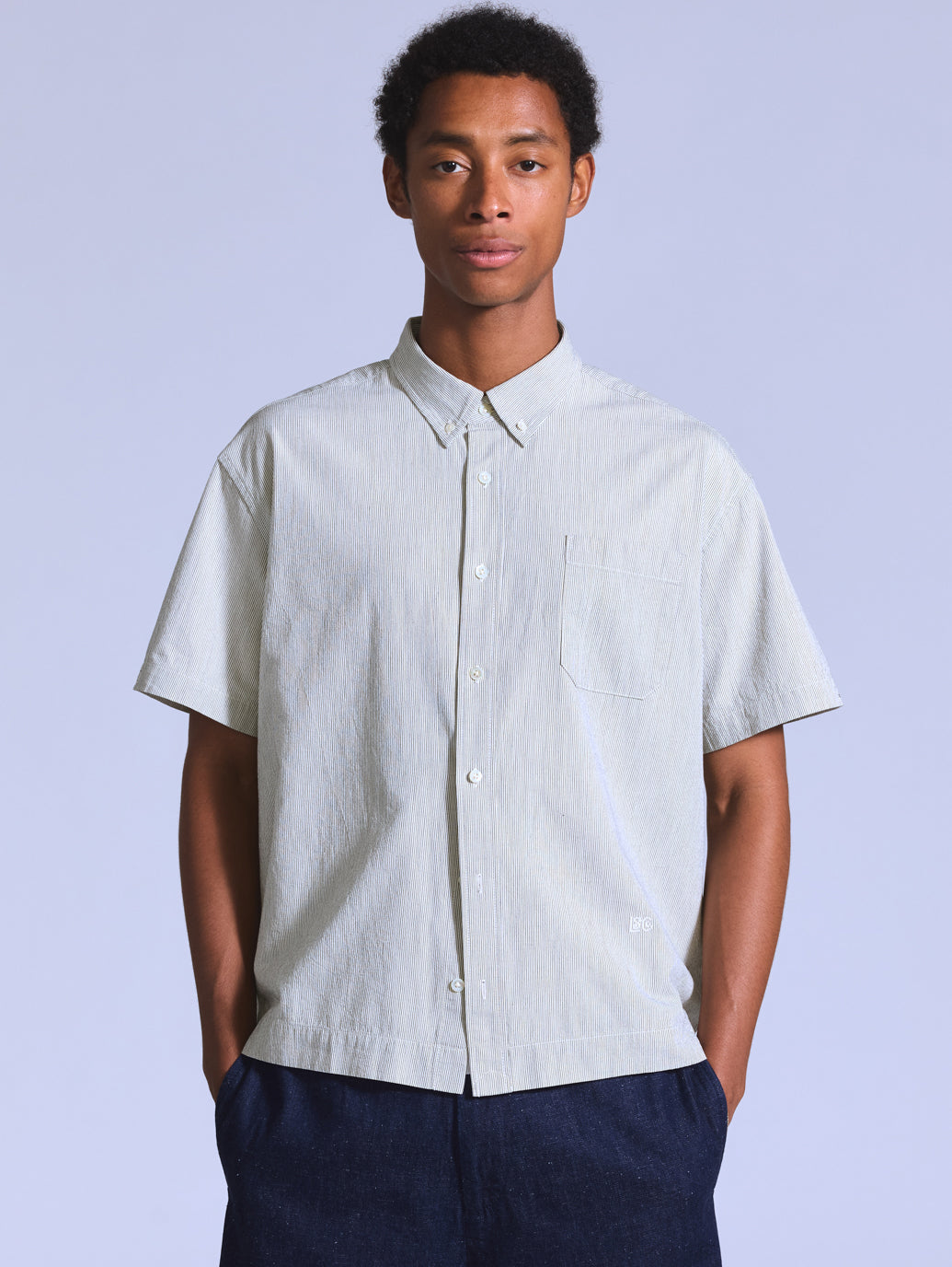 BLUETAB™ ショートスリーブ ボクシーシャツ