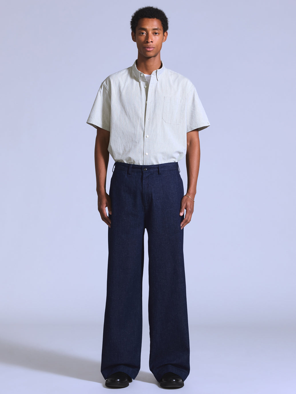 BLUETAB™ WIDE LEG フライヤー ジーンズ リンス