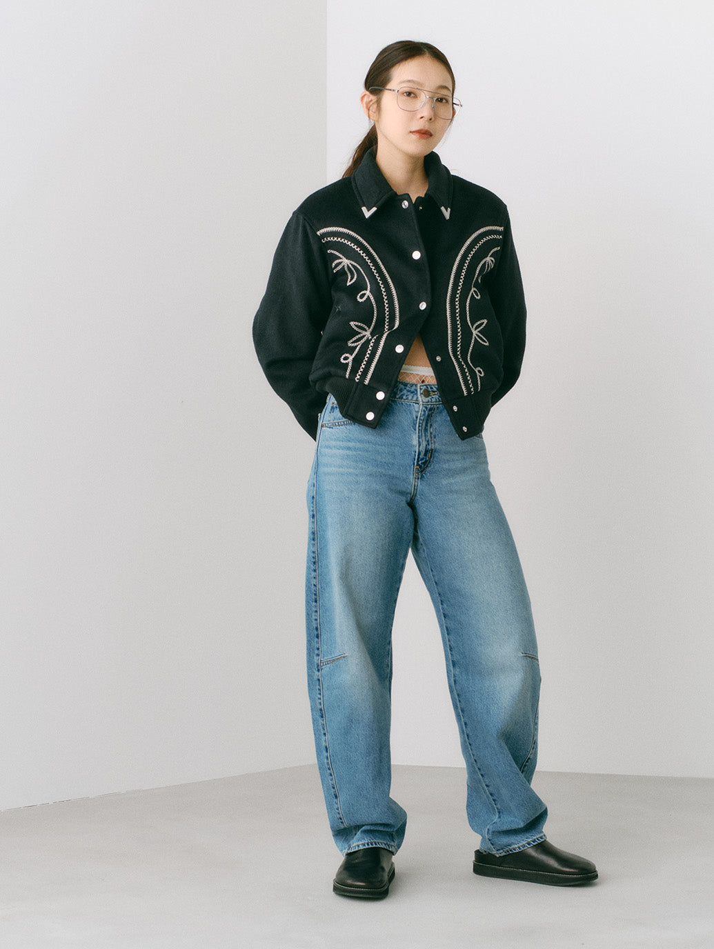 BAGGY DAD バレルジーンズ