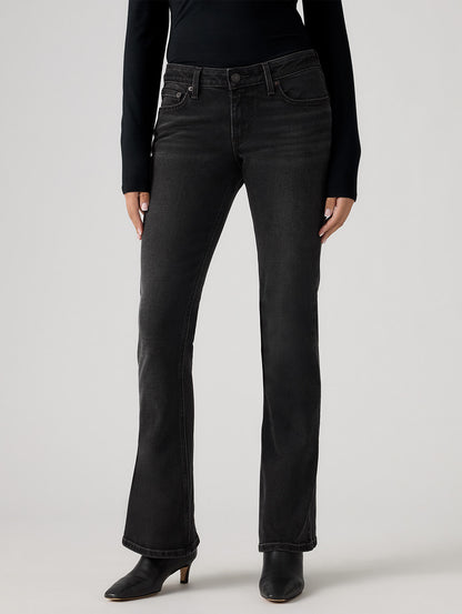 LOW SLIM BOOT ジーンズ ブラック