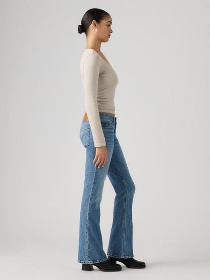 LOW SLIM BOOT ジーンズ ミディアムインディゴ