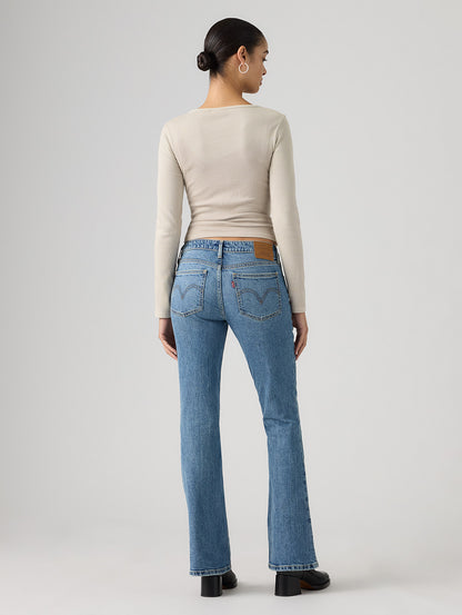 LOW SLIM BOOT ジーンズ ミディアムインディゴ