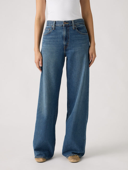 CINCH WIDE LEG ジーンズ ミディアムインディゴ