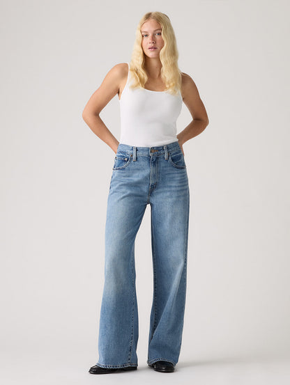 CINCH WIDE LEG ジーンズ ミディアムインディゴ