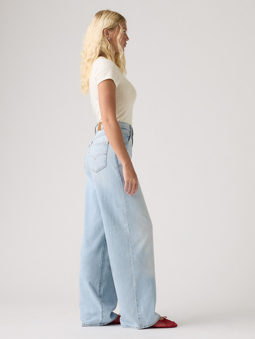 CINCH WIDE LEG ジーンズ ライトインディゴ