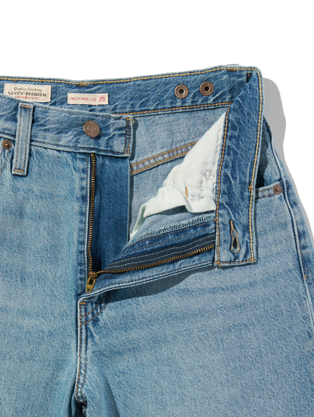 CINCH WIDE LEG ジーンズ ミディアムインディゴ