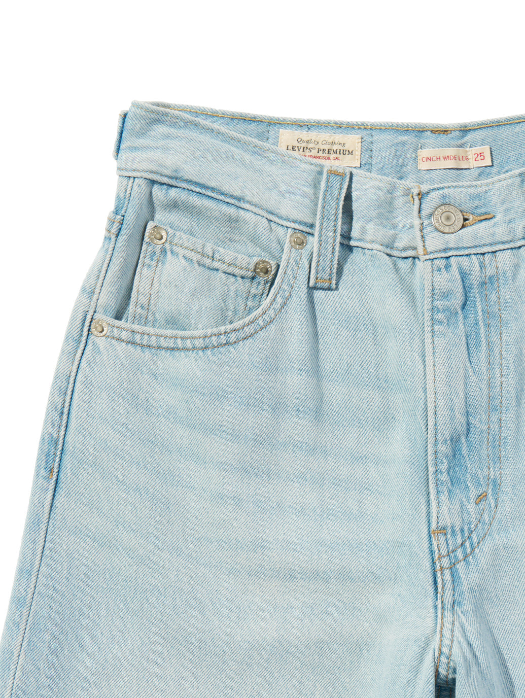 CINCH WIDE LEG ジーンズ ライトインディゴ