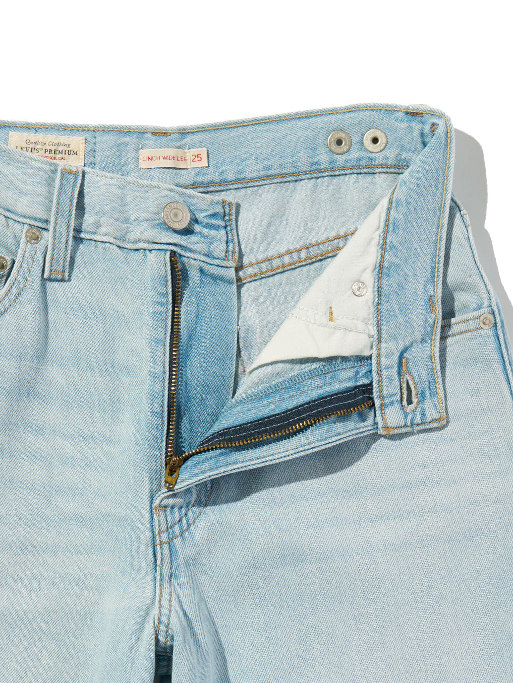 CINCH WIDE LEG ジーンズ ライトインディゴ