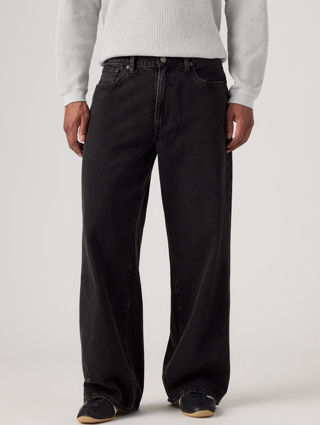 BAGGY WIDE LEG ジーンズ ブラック