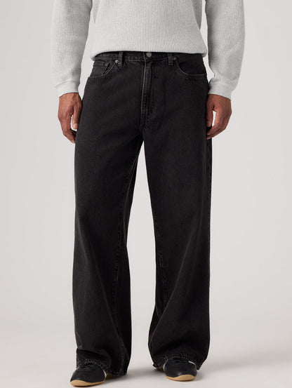 BAGGY WIDE LEG ジーンズ ブラック