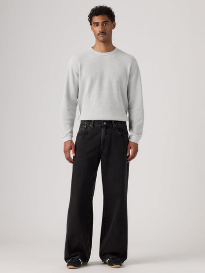 BAGGY WIDE LEG ジーンズ ブラック