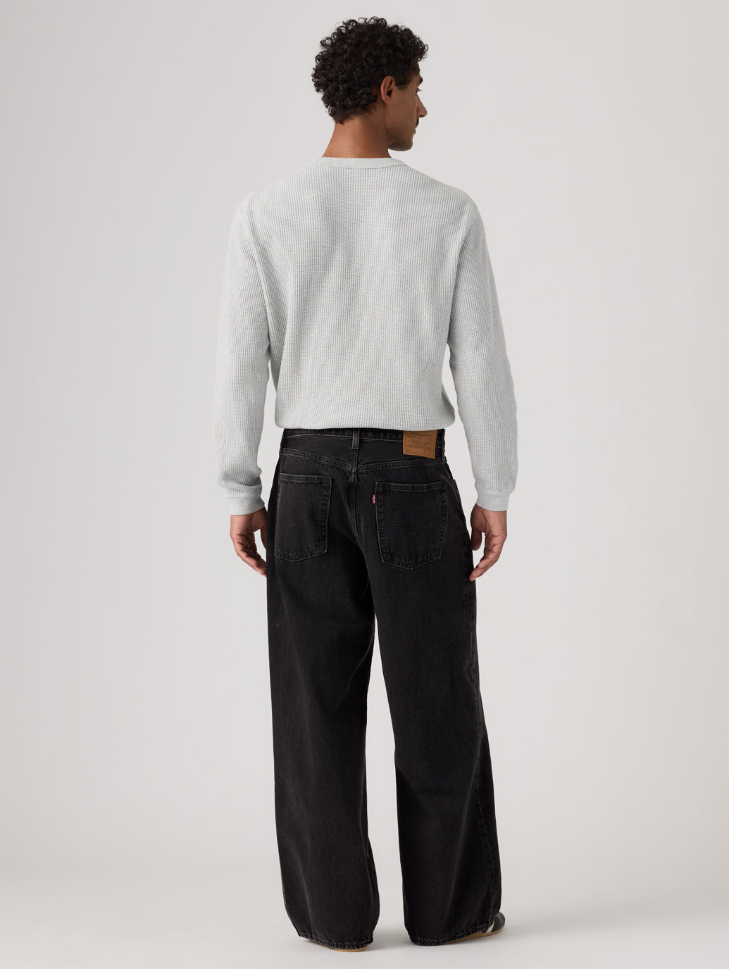 BAGGY WIDE LEG ジーンズ ブラック