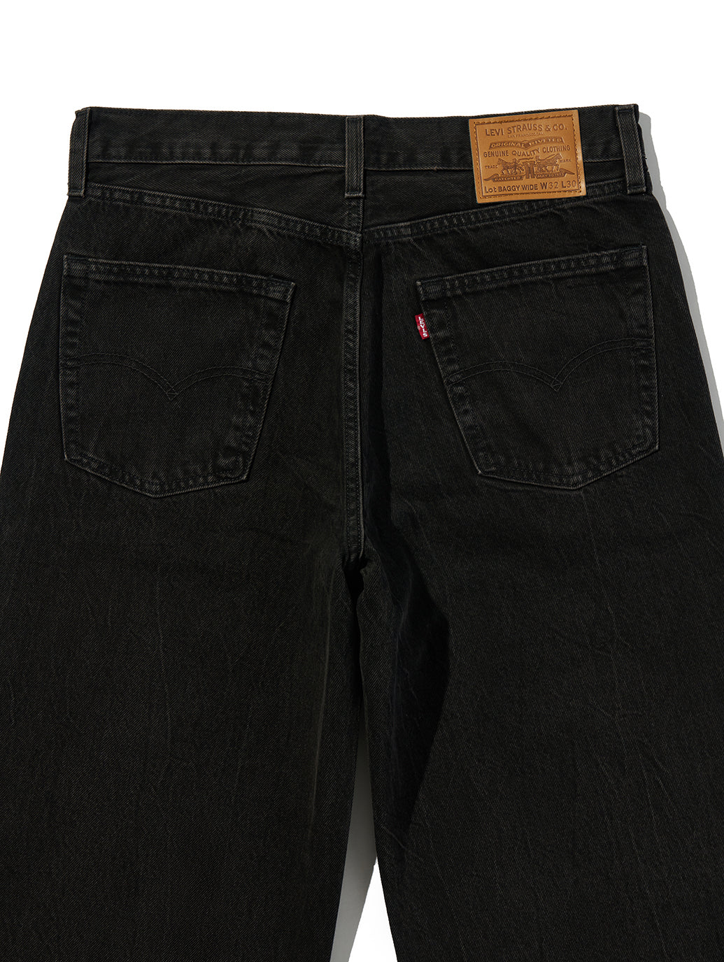 BAGGY WIDE LEG ジーンズ ブラック