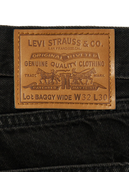 BAGGY WIDE LEG ジーンズ ブラック