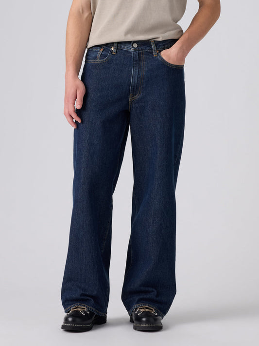 BAGGY WIDE LEG ジーンズ ダークインディゴ