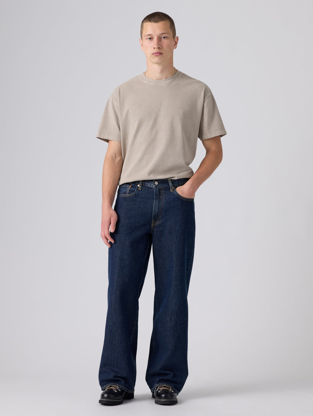 BAGGY WIDE LEG ジーンズ ダークインディゴ – リーバイス®公式