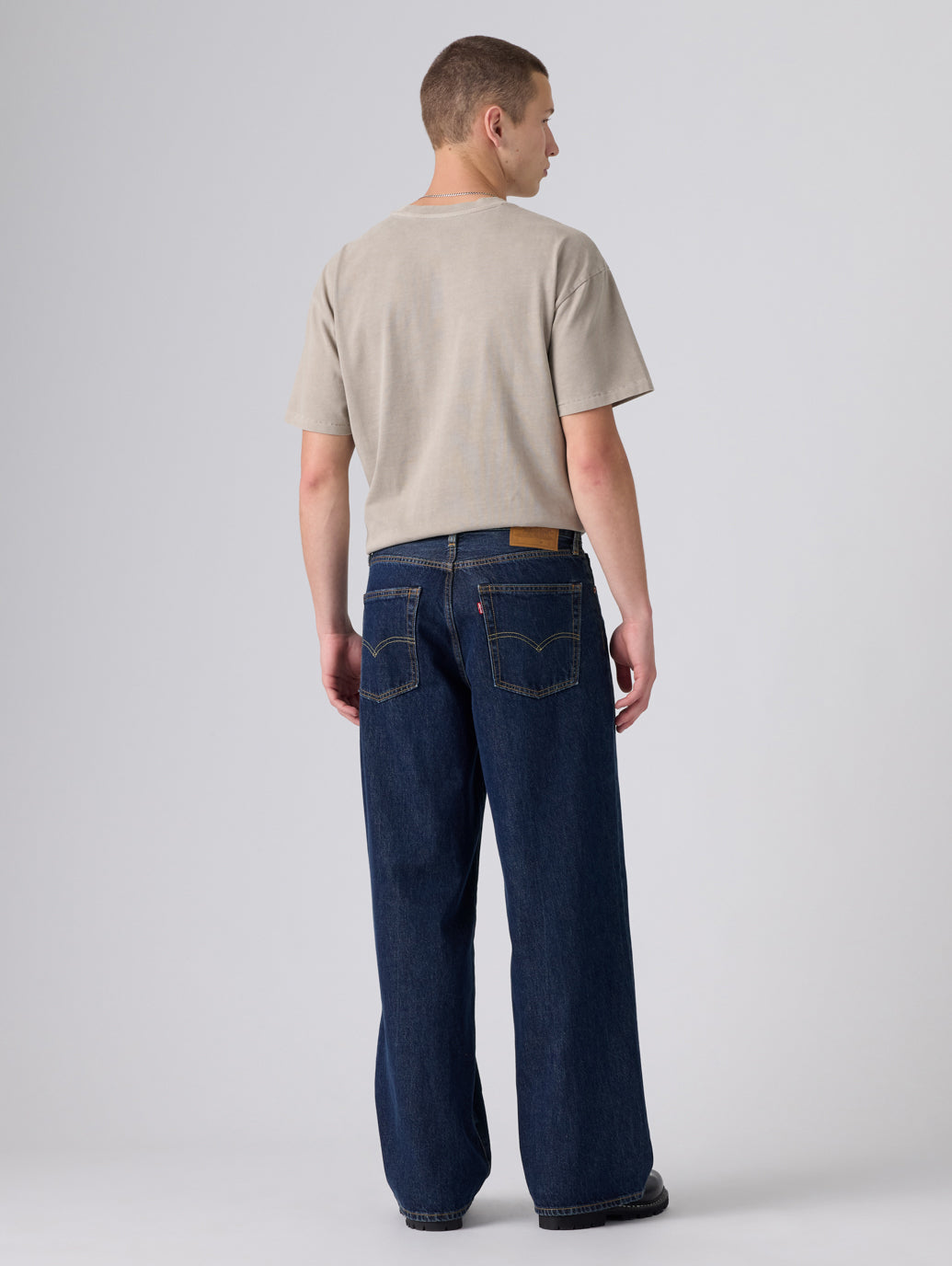 BAGGY WIDE LEG ジーンズ ダークインディゴ