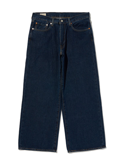 BAGGY WIDE LEG ジーンズ ダークインディゴ