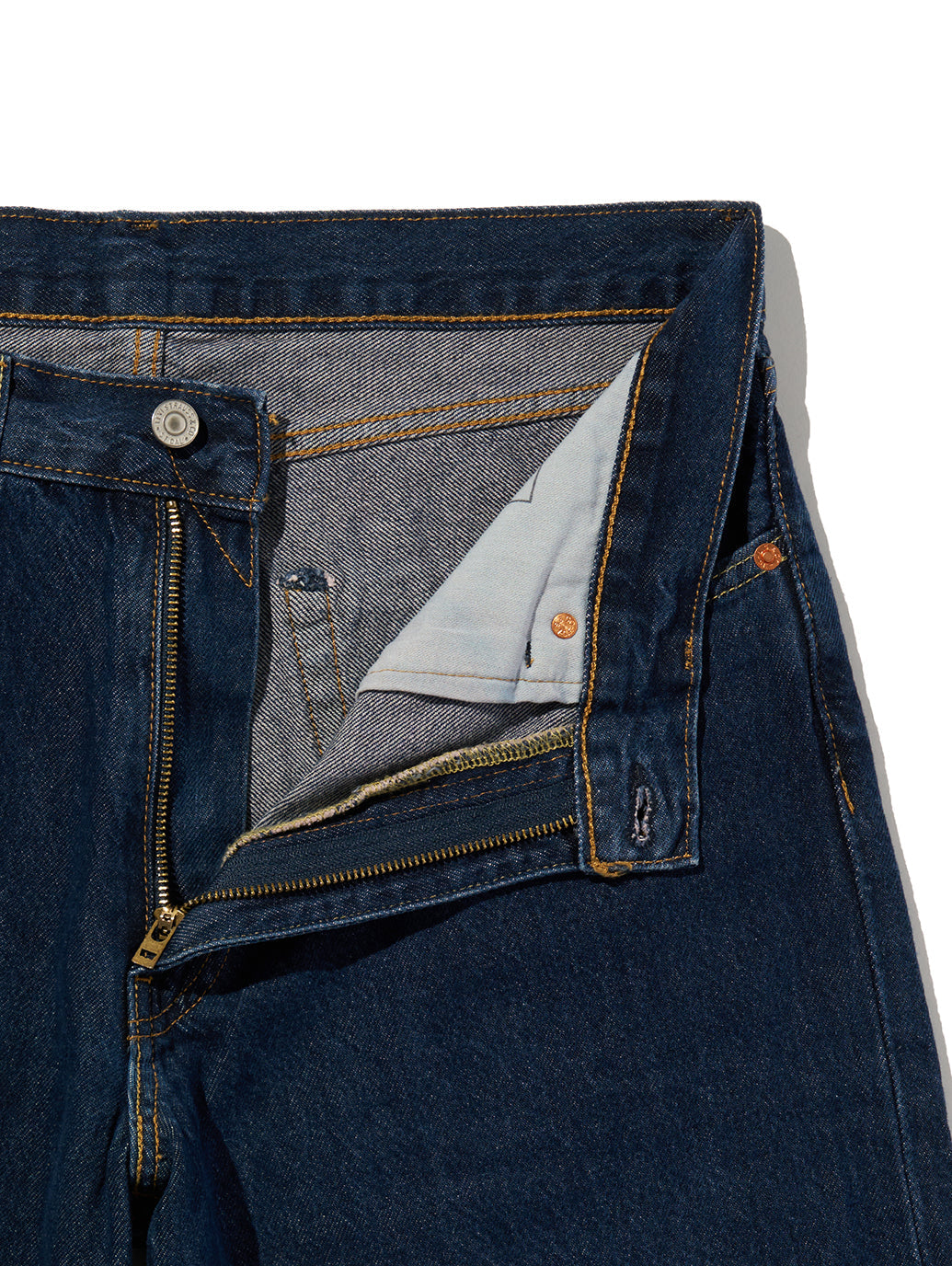 BAGGY WIDE LEG ジーンズ ダークインディゴ