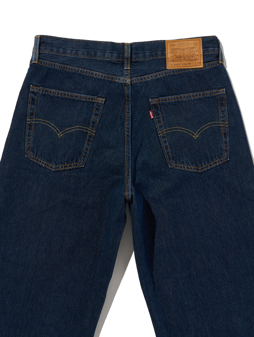 BAGGY WIDE LEG ジーンズ ダークインディゴ