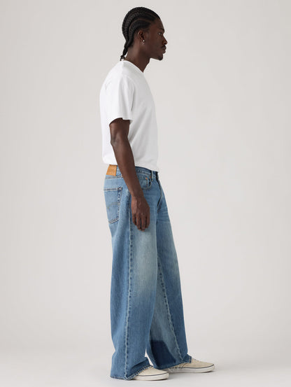 BAGGY WIDE LEG ジーンズ ミディアムインディゴ