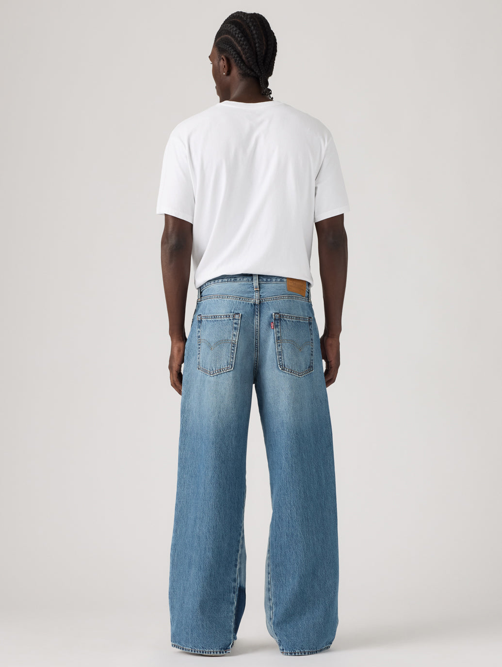 BAGGY WIDE LEG ジーンズ ミディアムインディゴ
