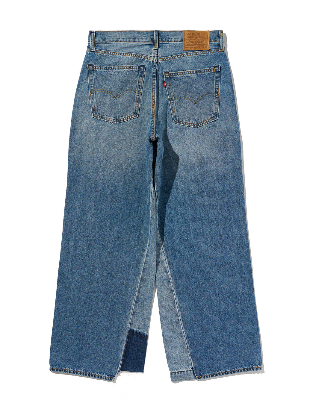 BAGGY WIDE LEG ジーンズ ミディアムインディゴ