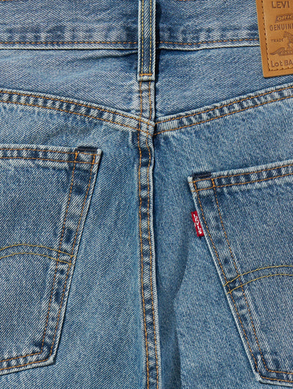 BAGGY WIDE LEG ジーンズ ミディアムインディゴ